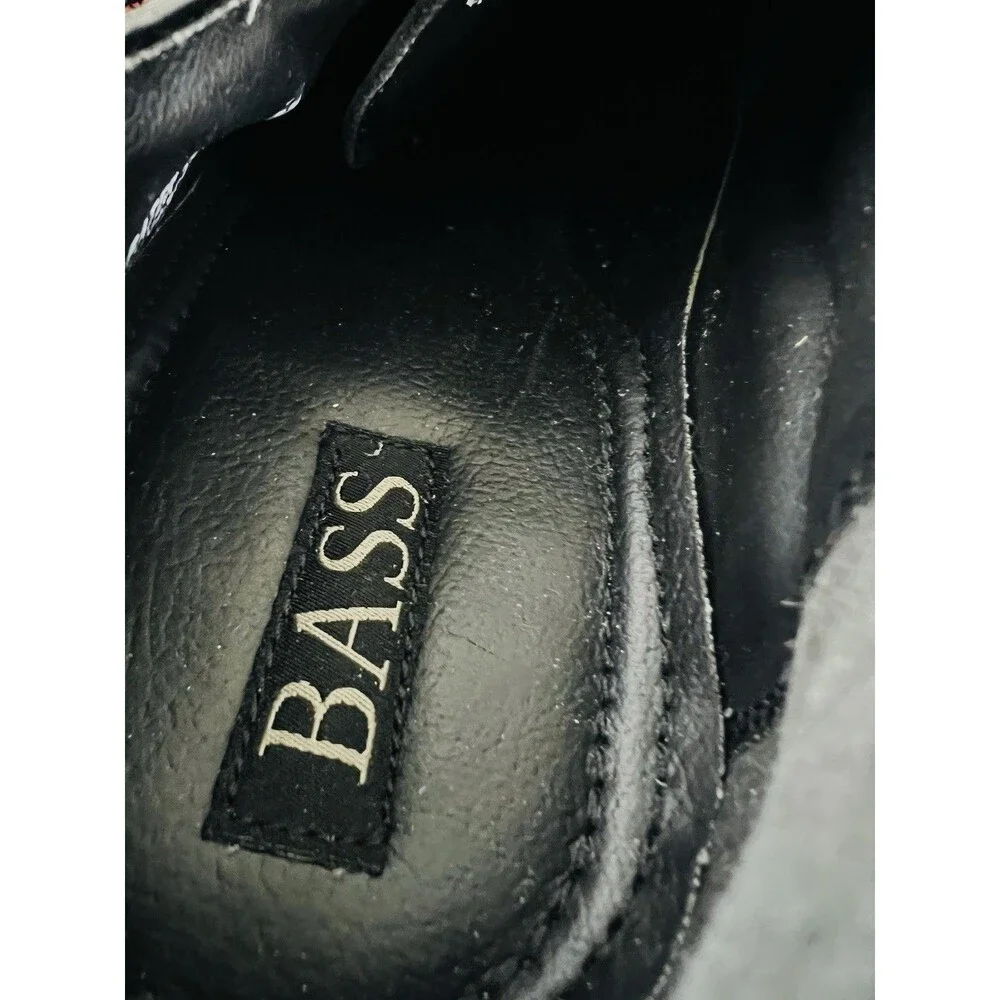 G.H. Bass & Co Monkstrap Buckled Black Patent Leather Oxford Dress Shoes Size 13